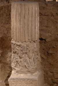 Columna de l'església paleocristiana.