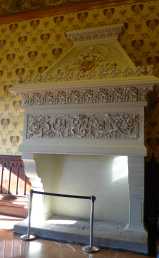 Llar de foc de la sala Noble.