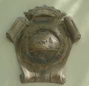 Placa del regants a la Casa de la Mina.