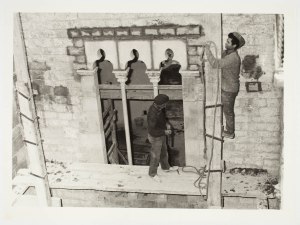 Obres de rehabilitació del Palau Baró de Castellet  28/10/1970 Fons documental del Museu Picasso, Barcelona Fotografia: desconegut 