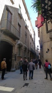 El carrer Montcada avui. Foto: Joan Àngel Frigola.