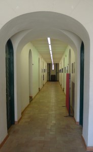 Passadís de la planta baixa del molí.