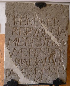 Pedra fundacional de Vil·la Joana.