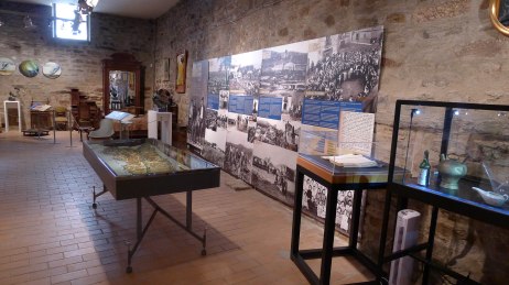 Aspecte de l'exposició Pagesos i vilatans.