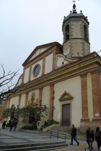 L'església parroquial.