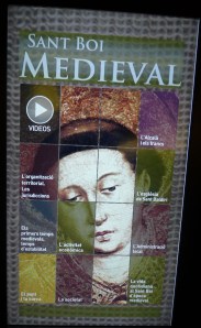 Plafó tàctil de l'època medieval.