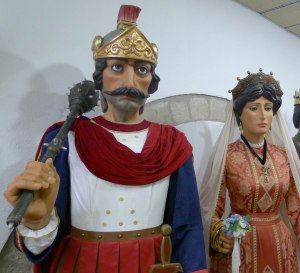 Gegants nous de la plaça Nova.