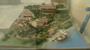 Maqueta de la representació de Sant Boi al 200 dC.