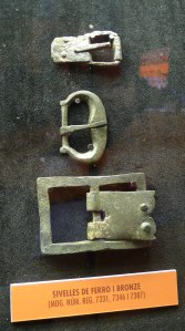 Sivelles trobades a la domus d'Olivet.