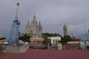 El cim del Tibidabo a l'actualitat.