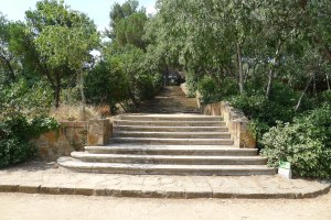 Escales d'accés al castell.