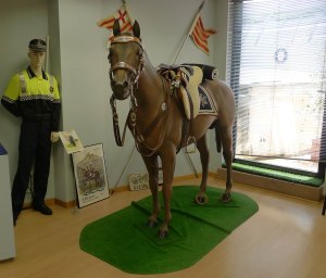 Maqueta de cavall a tamany real.