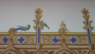 Detall de l'habitació dels ocells.