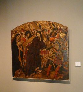 Jesús camí del Calvari. Jaume Huguet. MFM.