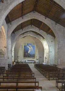 Interior església de Sant Miquel.