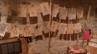 Literatura de canya i cordill al Centre d'Interpretació.