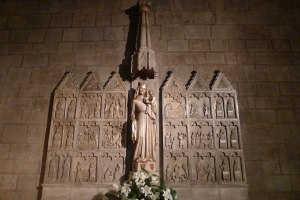 Retaule d'alabastre de Santa Maria la Blanca.