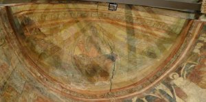 Pantocràtor a l'absis central.