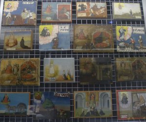 Col·lecció d'ex-vots pintats.