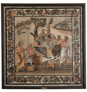Academia de Plató. Museo Archeologico Nazionale di Napoli.