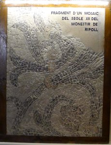 Fragment de mosaic del monestir.