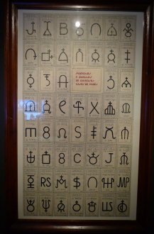 Quadre amb marques d'ovelles.