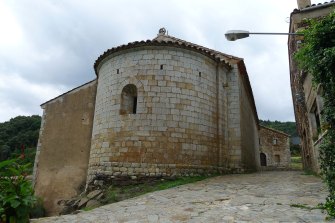 Absis de la capçalera de l'església.