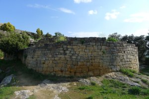 Muralla del poblat ibèric de Sant Antoni.