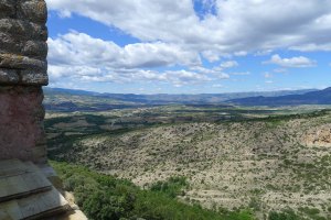 Panoràmica des de la terrassa del palau.