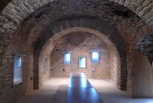 Una de les sales del palau-residència.