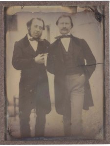 Retrat 2 homes, 1850-55. AFB. P