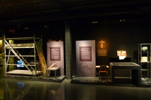 Aspecte de l'exposició.