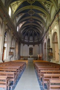 Nau de l'església parroquial de Sant Vicenç.