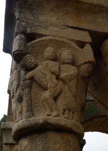 Capitell. Déu crea Eva a partir d'una costella d'Adam