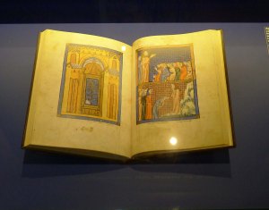 Facsímil de l'Hagadà de Sarajevo.