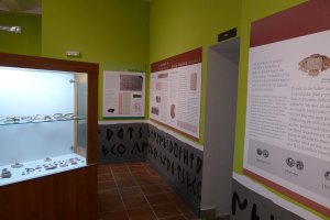 Part de l'exposició al Centre de Visitants.