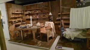 Gaudí Centre. Reproducció de l'espai de treball de Gaudí a la Sagrada Família.