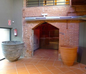 Forn de rajoles al Museu.