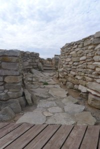 Porta nord del recinte.