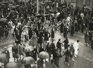 Manifestació antifeixista i per la llibertat, 1934. AFB. Pérez de Rozas.