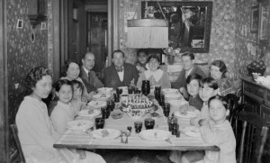 Àpat familiar a cal Pérez de Rozas.