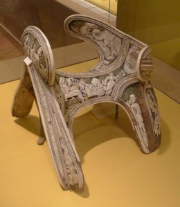 Sella de muntar cerimonial. Segle XV. Museu Nazionale del Bargello.