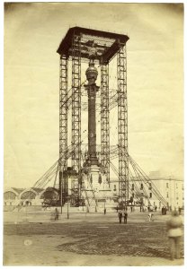 Autor desconegut - Construcció del monument a Colom, c. 1888. Arxiu Fotogràfic de Barcelona.