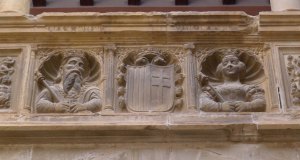 Jaume I i Violant d'Hongria al fris.