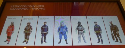 Equipament actual de bomber.