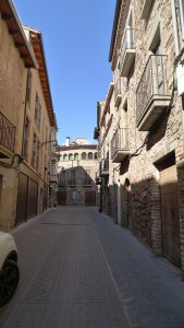 Carrer de Vall, un dels eixos del nucli antic.
