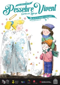 Cartell del pessebre vivent de Corbera. Nadal 2024