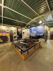 Centre d'interpretació de l'Aviació Republicana a Santa Margarida i els Monjos.