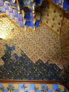 Detall de la paret del fumador.