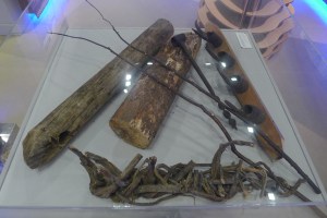 Elements d'un antic rai conservats al Museu dels Raiers de Coll de Nargó. Foto: JAF_SaG.